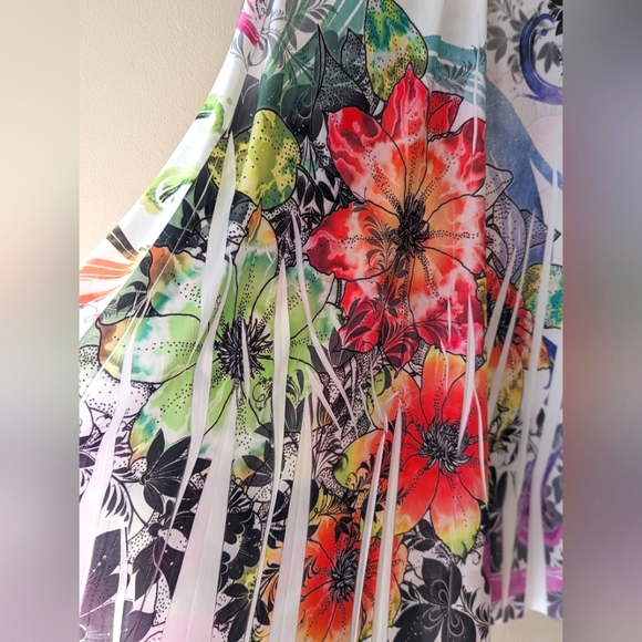 FLORAL WRAP DRESS - Colori - Picture 5 of 11